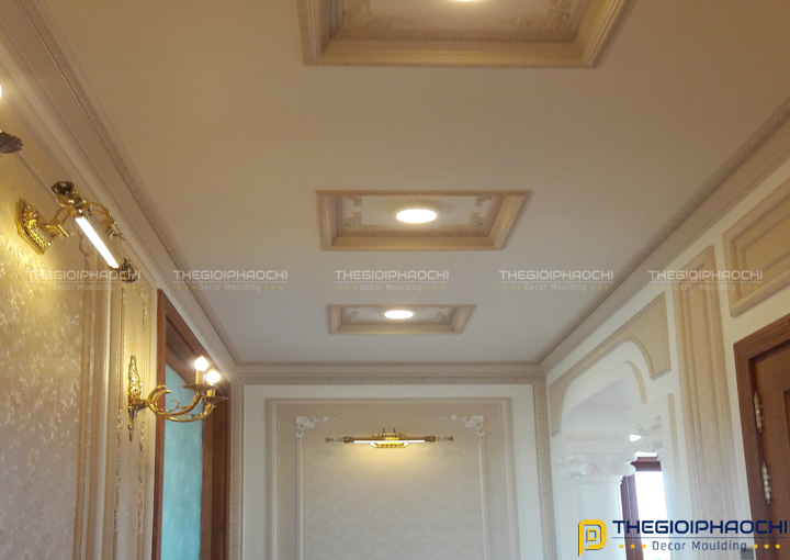 Thi Công Hạng Mục Phào Chỉ Hàn Quốc Biệt Thự Vườn Anh Kiệt